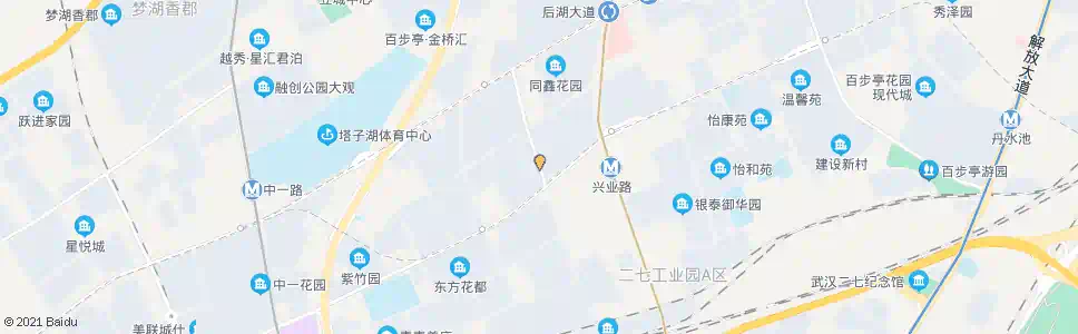 武汉后湖五路兴业路口_公交站地图_武汉公交_妙搜公交查询2025