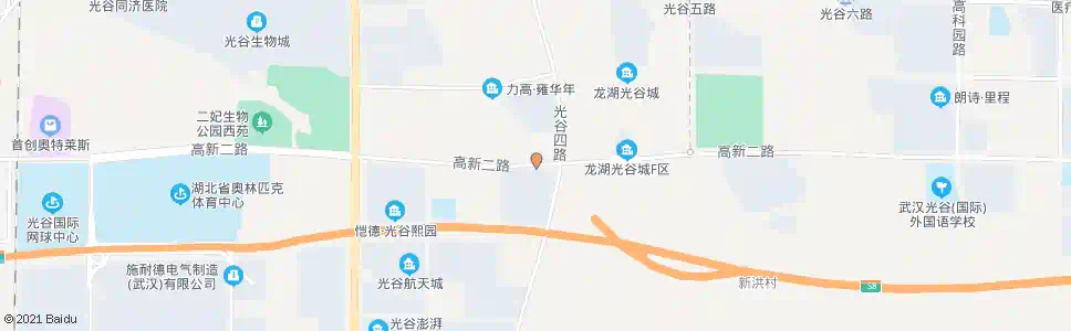 武汉高新二路光谷四路_公交站地图_武汉公交_妙搜公交查询2025