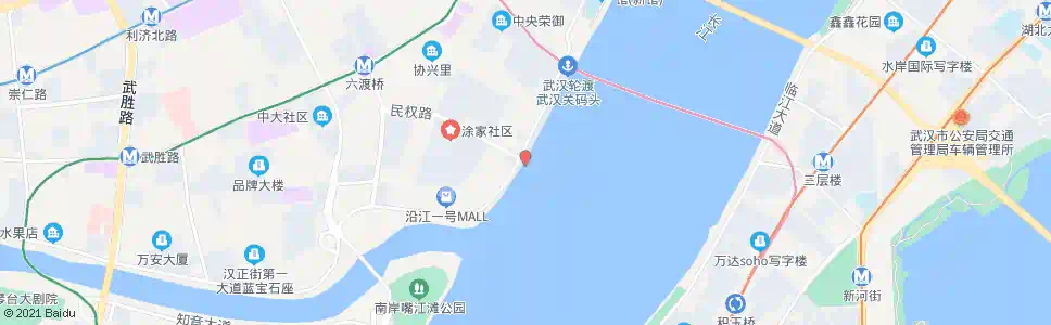 武汉武昌曾家巷码头_公交站地图_武汉公交_妙搜公交查询2025