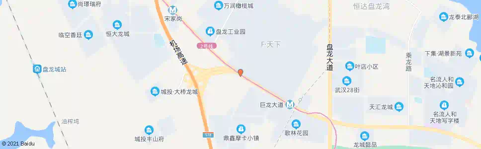武汉巨龙大道露甲山路_公交站地图_武汉公交_妙搜公交查询2025