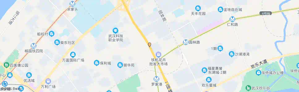 武汉罗家港路井家墩_公交站地图_武汉公交_妙搜公交查询2025