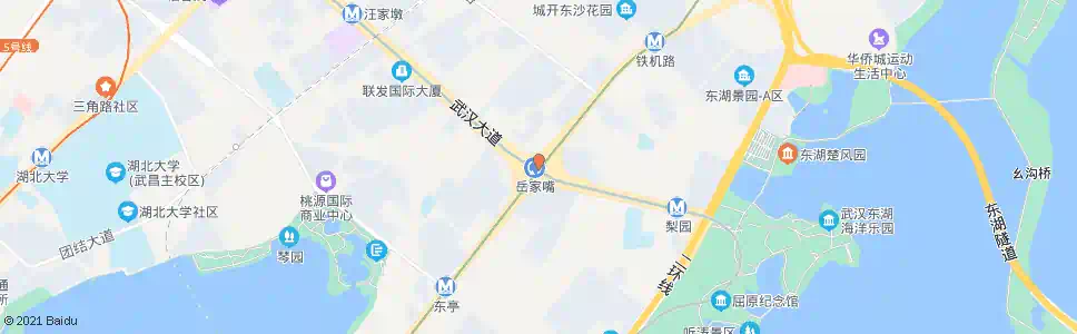 武汉岳家嘴站_公交站地图_武汉公交_妙搜公交查询2025