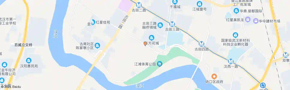 武汉古田路罗家墩_公交站地图_武汉公交_妙搜公交查询2025