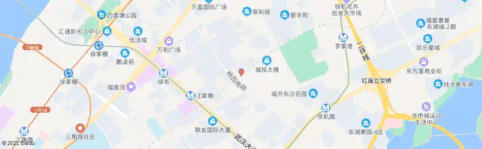 武汉团结大道二郎庙_公交站地图_武汉公交_妙搜公交查询2025