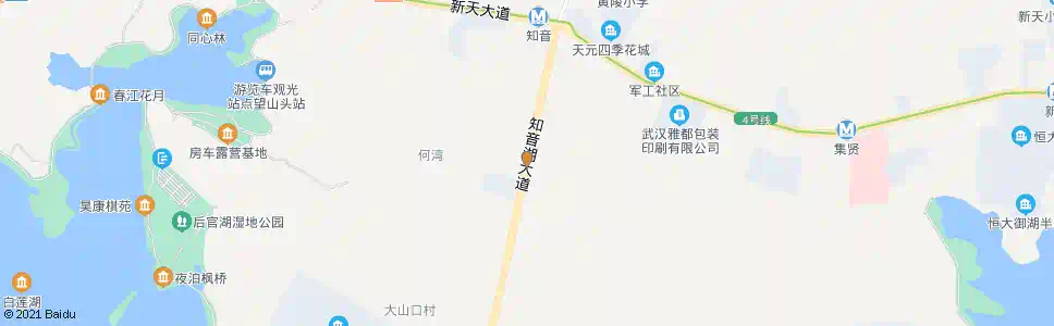 武汉知音湖大道余家大湾_公交站地图_武汉公交_妙搜公交查询2025