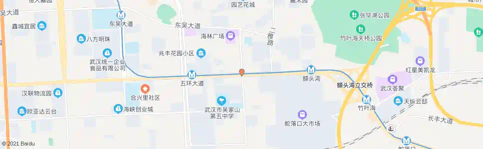 武汉东西湖大道三秀路_公交站地图_武汉公交_妙搜公交查询2025
