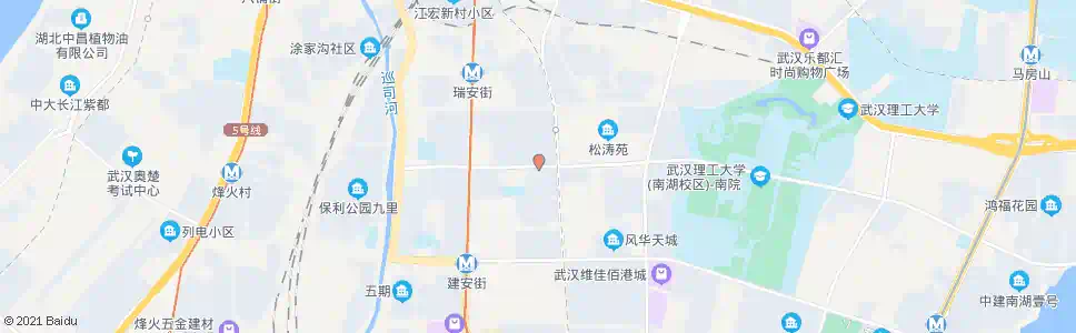 武汉平安路雅安街_公交站地图_武汉公交_妙搜公交查询2025