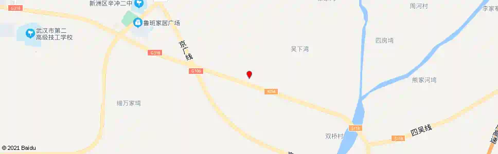武汉郭竹路巴铺村_公交站地图_武汉公交_妙搜公交查询2025