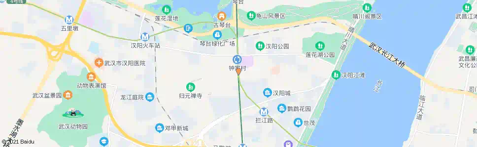 武汉鹦鹉大道地铁钟家村_公交站地图_武汉公交_妙搜公交查询2025