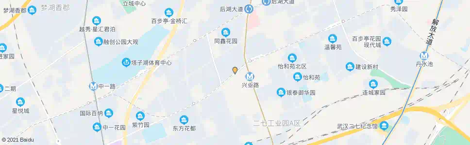 武汉兴业路淌湖村_公交站地图_武汉公交_妙搜公交查询2025