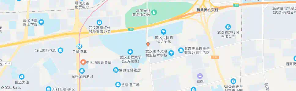 武汉光谷一路流芳园路_公交站地图_武汉公交_妙搜公交查询2025