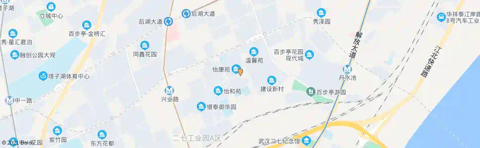 武汉安居西路怡康苑_公交站地图_武汉公交_妙搜公交查询2025