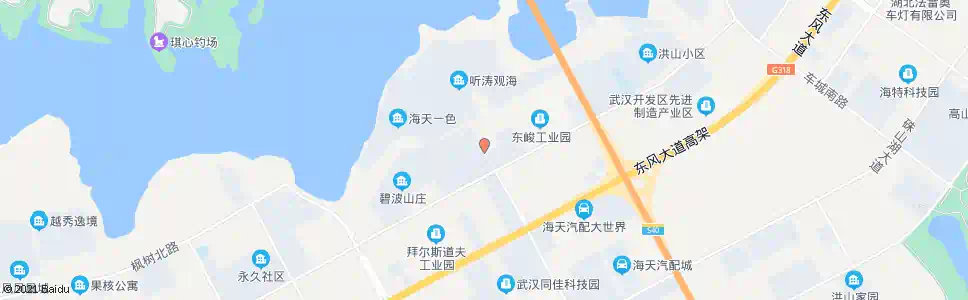 武汉枫树一路后官湖大道_公交站地图_武汉公交_妙搜公交查询2025