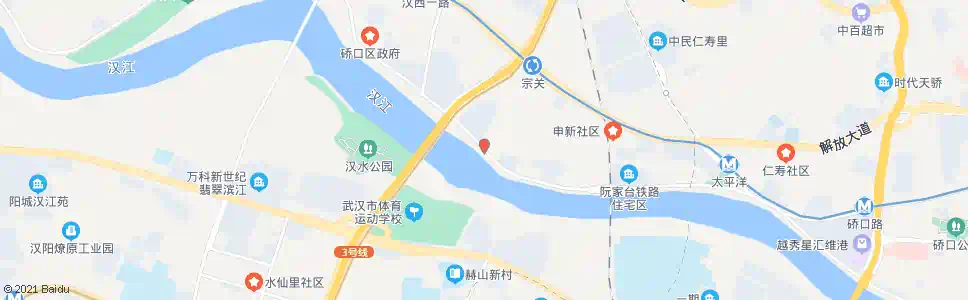 武汉沿河大道水厂一路_公交站地图_武汉公交_妙搜公交查询2025