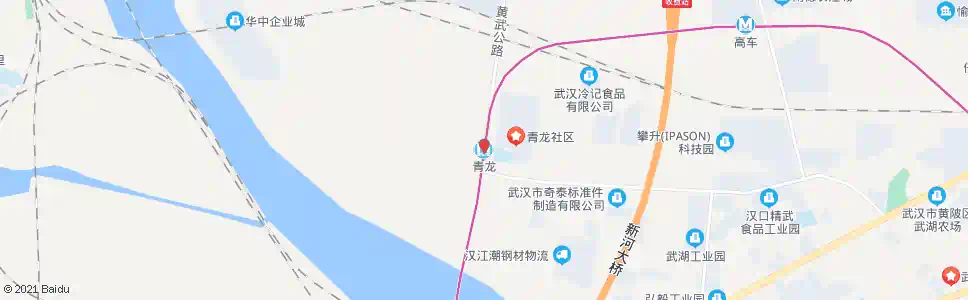 武汉青龙路_公交站地图_武汉公交_妙搜公交查询2025