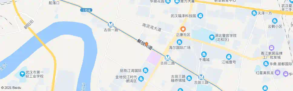 武汉解放大道皇经堂_公交站地图_武汉公交_妙搜公交查询2025