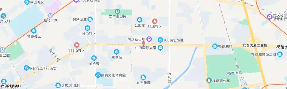 武汉友谊大道青山客运站_公交站地图_武汉公交_妙搜公交查询2025