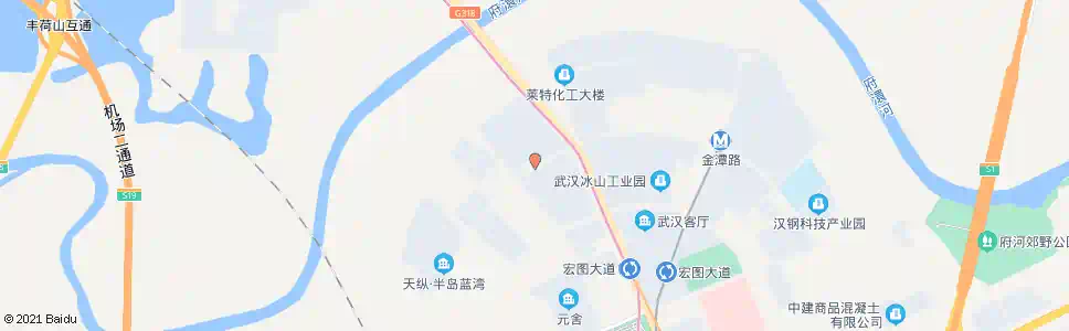 武汉金潭路扬子江汽车_公交站地图_武汉公交_妙搜公交查询2025