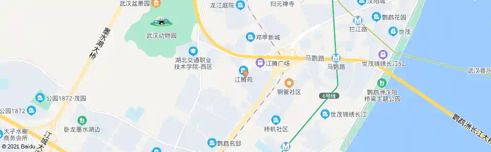 武汉高龙路姚湾_公交站地图_武汉公交_妙搜公交查询2025