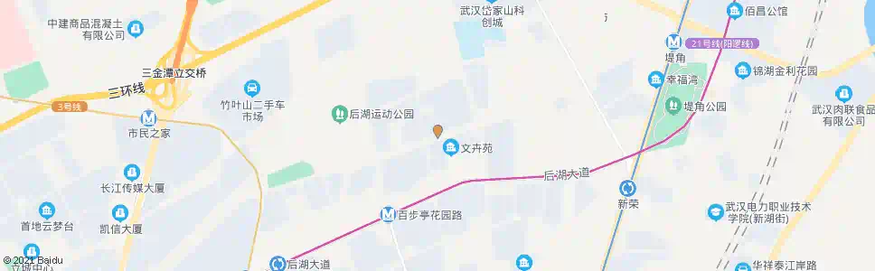 武汉幸福路安居路口_公交站地图_武汉公交_妙搜公交查询2025