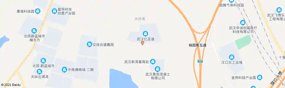 武汉天阳路比亚迪_公交站地图_武汉公交_妙搜公交查询2025