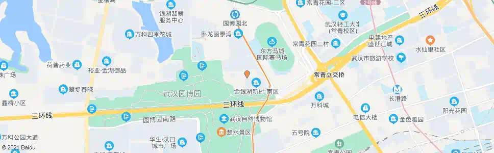 武汉金银湖南街金银湖新村_公交站地图_武汉公交_妙搜公交查询2025