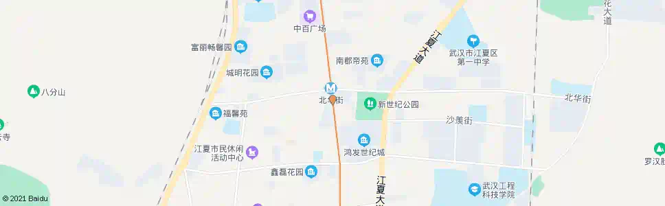 武汉文华路北华街口_公交站地图_武汉公交_妙搜公交查询2025