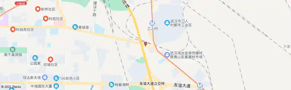 武汉冶金大道傅家村_公交站地图_武汉公交_妙搜公交查询2025
