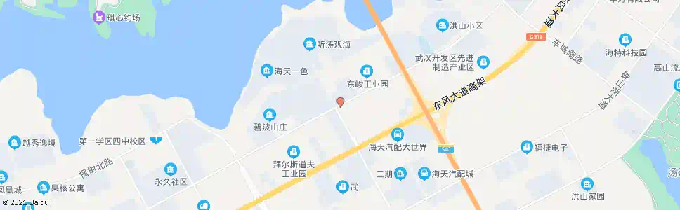 武汉后官湖大道枫树一路_公交站地图_武汉公交_妙搜公交查询2025