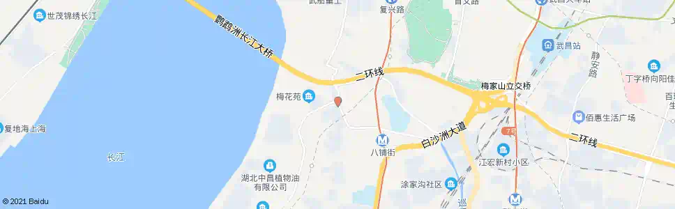 武汉武金堤公路八铺街_公交站地图_武汉公交_妙搜公交查询2025
