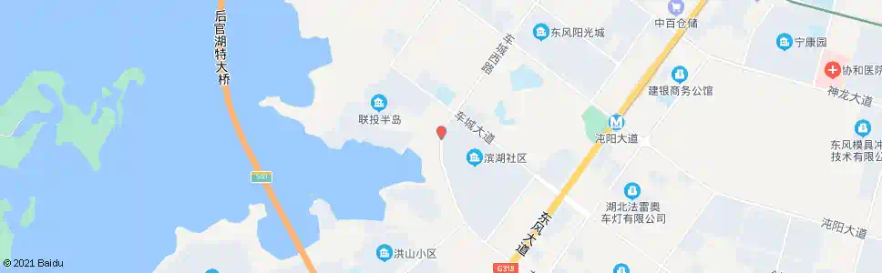 武汉车城路车城西路_公交站地图_武汉公交_妙搜公交查询2025