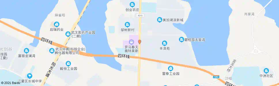 武汉江夏大道罗马春天奥特莱斯_公交站地图_武汉公交_妙搜公交查询2025