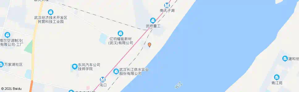 武汉沌口路中营寺社区_公交站地图_武汉公交_妙搜公交查询2025