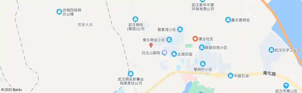 武汉白玉路康乐路_公交站地图_武汉公交_妙搜公交查询2025