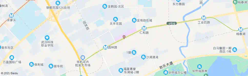 武汉团结大道武丰村_公交站地图_武汉公交_妙搜公交查询2025