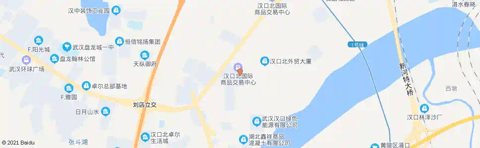 武汉汉口北大道农贸城东站_公交站地图_武汉公交_妙搜公交查询2025