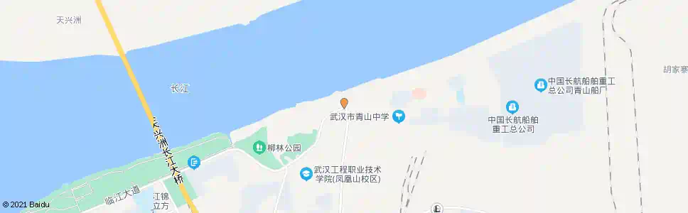 武汉青山镇码头_公交站地图_武汉公交_妙搜公交查询2025