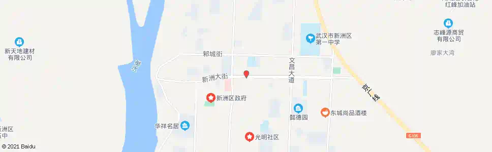 武汉新洲大街中百仓储_公交站地图_武汉公交_妙搜公交查询2025