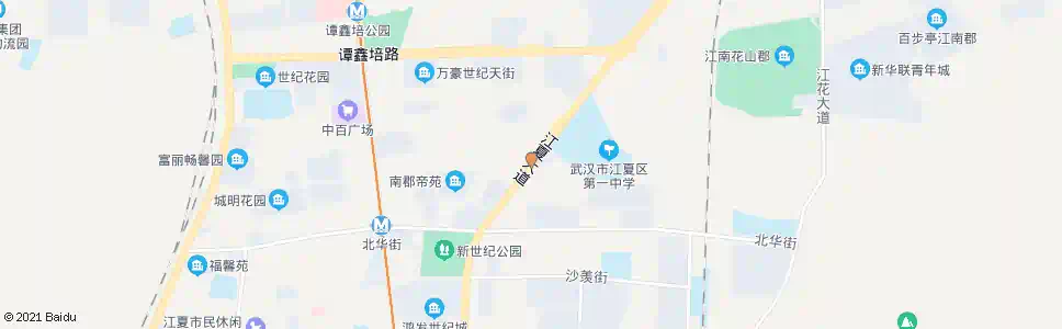 武汉江夏大道谢家湾_公交站地图_武汉公交_妙搜公交查询2025