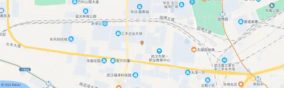 武汉长风路丰美路_公交站地图_武汉公交_妙搜公交查询2025