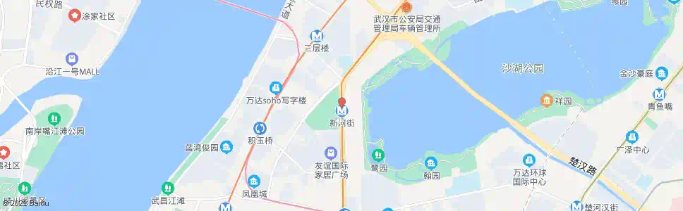 武汉友谊大道新河街_公交站地图_武汉公交_妙搜公交查询2025