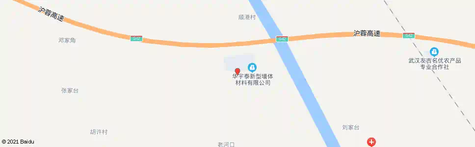 武汉县河大队顺港村_公交站地图_武汉公交_妙搜公交查询2025