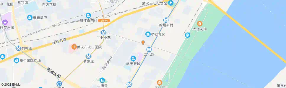武汉二七路二七横路_公交站地图_武汉公交_妙搜公交查询2025