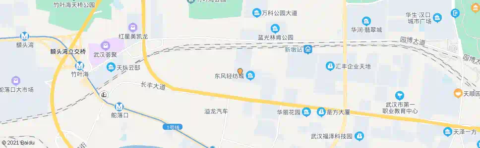 武汉长风路古田一路口_公交站地图_武汉公交_妙搜公交查询2025