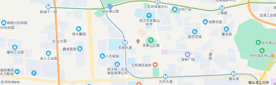武汉东吴大道六顺路_公交站地图_武汉公交_妙搜公交查询2025
