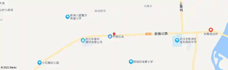 武汉新施路陶刘村_公交站地图_武汉公交_妙搜公交查询2025