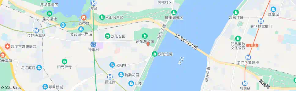 武汉汉阳大道莲花湖_公交站地图_武汉公交_妙搜公交查询2025