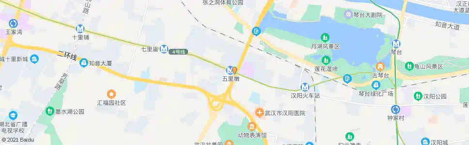 武汉汉阳大道五里墩_公交站地图_武汉公交_妙搜公交查询2025