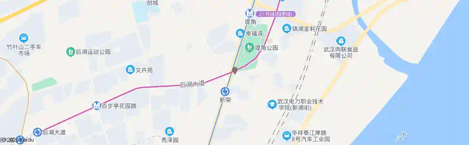 武汉堤角前街解放大道口_公交站地图_武汉公交_妙搜公交查询2025
