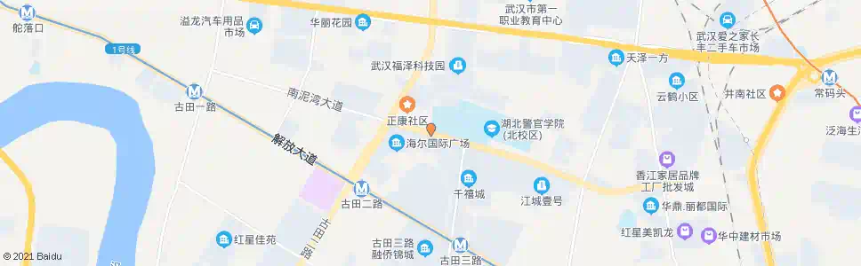 武汉金银湖南路古乐路_公交站地图_武汉公交_妙搜公交查询2025